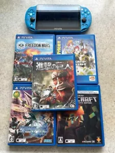 Gebrauchte PS Vita PCH-2000 aus Japan 6 Spiele Bundle Kostenloser Versand - Bild 1 von 15