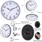 8 Inch Small Wall Clock Silent Sweep Accurate Quartz Movement Non Ticking Analog