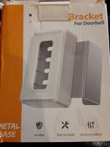 Bracket For Doorbell Metal Base Black - Picture 1 of 1