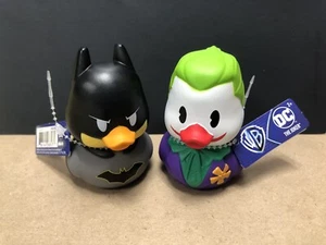 Menge 2 - DC Comics 3" große Gummi Ente Figur - Batman & Joker - einfach spielen - Bild 1 von 2