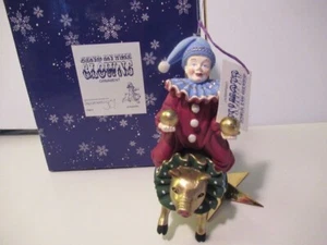 DEPT 56~SEND IN THE CLOWNS Resin Christmas Ornament~JUGGLING-#1340-4-Retire,NEW - Picture 1 of 22