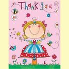 Rachel Ellen Pack of 5 Thank You Cards - Pink Fairy Design PK63
