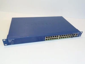 NETGEAR PROSAFE FS728TP V2 24-PORT ETHERNET POE SMART NETWORK SWITCH - Picture 1 of 8