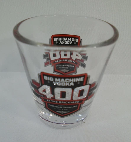 2019 Big Machine Vodka 400 At The Brickyard Event Shot Glass Collector Indy Cover