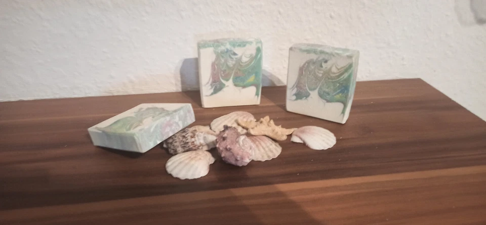 Seife - handgemacht  Orange   mehrfarbig - Bild 1 von 1