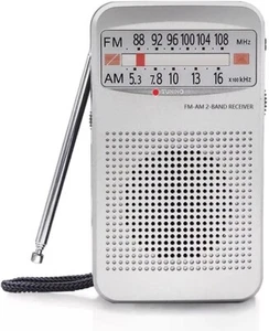 Portable AM FM Radio Compact Transistor Radio Pocket Radio Condition: New - Picture 1 of 7