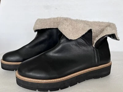Yellow Box Women's Boots Size 10 Kalenna Winter Faux Sherpa Black NEW - Image 1 of 4