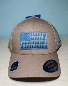 Columbia Tree Flag Hat Size L/XL Flex Fit Mesh Low Crown Cap NEW - Picture 1 of 10
