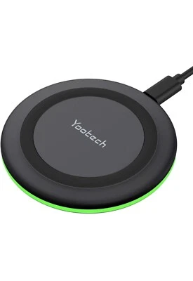 Yootech Wireless Charger, 10W Max Fast Wireless Charging Pad - Image 1 of 4