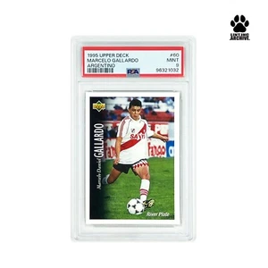 Marcelo Gallardo Rookie 1995 Upper Deck Argentino #60 PSA 9 River Plate - Picture 1 of 2