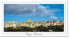 AK SIZILIEN PANORAMA PIAZZA ARMERINA DOM PANORAMA BELVEDERE - Bild 1 von 1