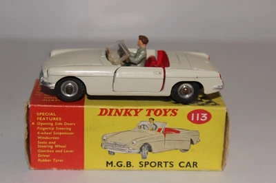 1962-68  Dinky  113 MGB Sports Coupe  with original box - Image 1 of 4
