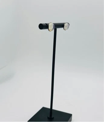 Pendientes vintage de ópalo de plata de ley Foto 1 de 4