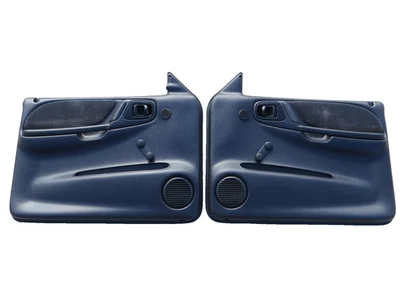 2000 Dakota Front Door Interior Trim Panel Set Pair Left and Right MANUAL Agate - Image 1 of 4