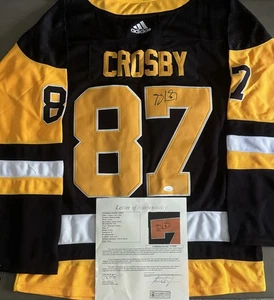 Sidney Crosby Signed Pittsburgh Penguins Jersey JSA LOA Autograph - Picture 1 of 4