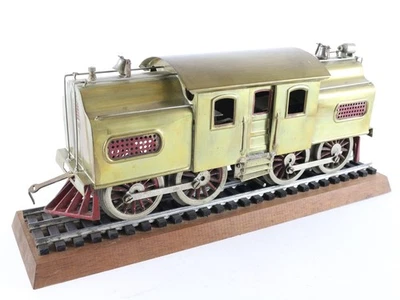 Lionel Prewar Standard Gauge 54 Electric Brass Locomotive Train Car W/ Track - Image 1 of 4