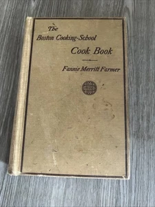 The Boston Cooking School Cook Book 1914 Ed by Fannie Merritt Farmer - Picture 1 of 8