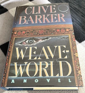 Weave-World Clive Barker Vintage Signature HC/DJ 1st Print W/RARE ERRATA SHEET - Picture 1 of 4