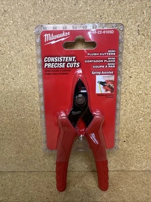 Milwaukee Mini Flush Cutters 48-22-6105d - Image 1 of 2