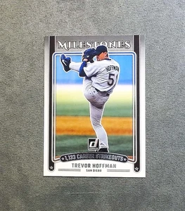 2025 Panini Donruss Baseball - Milestones #2 Trevor Hoffman - Picture 1 of 2