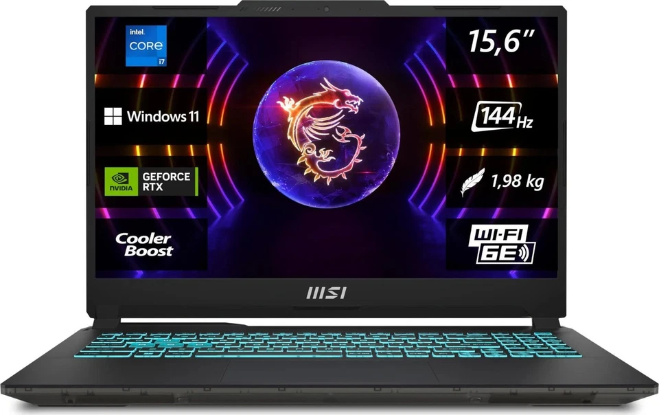 MSI Cyborg 15 Gaming-Laptop 15,6” 144 Hz Intel Core i7 RTX 4060⭐️NEU⭐️Händler✅ - Bild 1 von 1