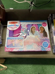 Melissa & Doug Created by Me! Flower Fleece Quilt Craft Kit (8561) - Picture 1 of 1