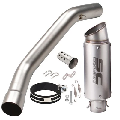 Глушитель средней трубы выхлопной системы для Kawasaki Ninja ZX10R 2008-2020 2 дюйма - Изображение 1 из 4