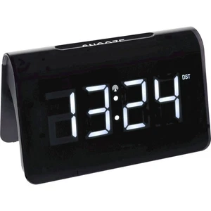TFA Dostmann 60.2543.02 Funk Wecker Schwarz Alarmzeiten 1 Großes Display - Bild 1 von 4