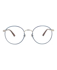 Gucci Unisex Rund/Oval Blau Havanna Transparent Mode Designer Brille - Bild 1 von 4
