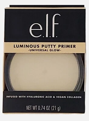 Elf Primer Luminous Putty Universal Glow .74 oz Hydrating Vegan Collagen - Image 1 of 3
