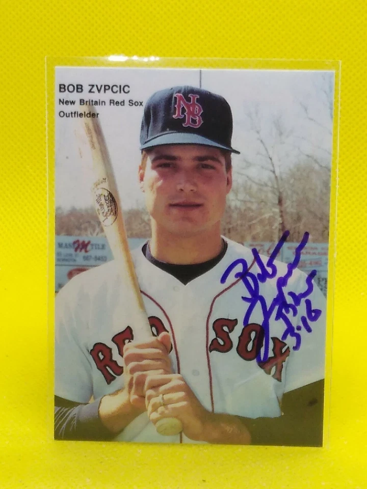 Bob Zupcic 1990 Best #108 PERSONAL AUTOGRAPH - Image 1 of 1
