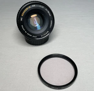 Minolta Kamera Objektiv MC Rokkor-X PF 1:1.7 f=50mm Japan NICHT GETESTET Fotografie - Bild 1 von 13