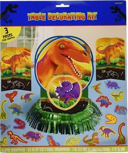 Prehistoric Dinosaurs Jurassic Kids Birthday Party Table Decorating Kit - Picture 1 of 1