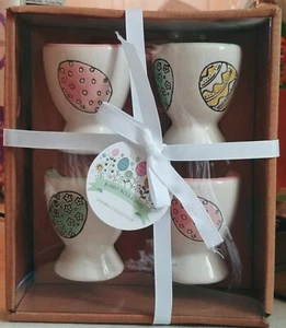 Egg Holders -- Set of 4 -- Colorful Easter Egg theme - Picture 1 of 5