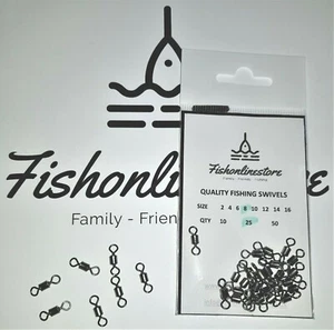 PESCA GIRATORIA DE CALIDAD 7 TALLAS CON 25 POR PAQUETE CARPA IDEAL - OTROS QTYS TAMBIÉN - Imagen 1 de 9