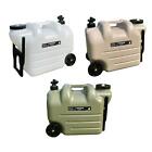 Water Container Wheeled 28L Water Barrel for Camping Self Driving Tour Bath