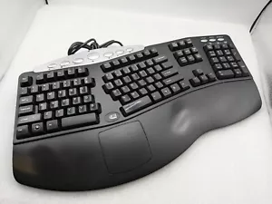 Adesso Tru-Form Contoured Ergonomic Keyboard PCK-208B WIRED FREE S/H - Picture 1 of 5