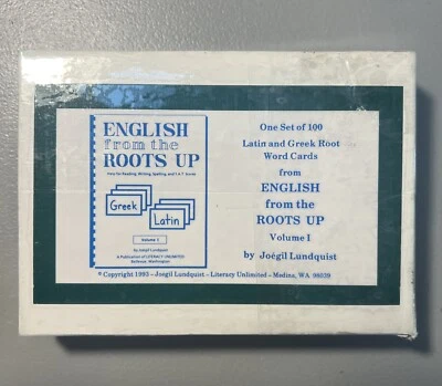 English from the Roots Up, Volume 1 (Flashcards only) - Image 1 of 4
