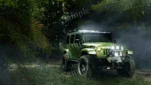 Póster fotográfico estampado de decoración de pared Jeep Wrangler alta resolución - Imagen 1 de 1