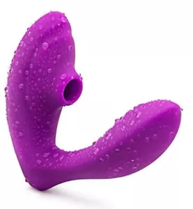 Clitoral Sucking Vibrator G Spot Clitoris Dildo Waterproof Rechargeable Women - Picture 1 of 4