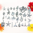  42 Pcs DIY Pendant Charms Turtle Beads Jewelry Making Accessory Alloy