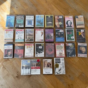 29x CLASSICAL TAPE CASSETTES BEETHOVEN BRAHMS BOSTON POPS BROADWAY ALL SEALED - Picture 1 of 13