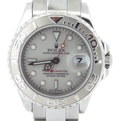 Reloj Rolex Yacht Master 2000 para dama de acero inoxidable y platino 29 mm 169622 Foto 1 de 4