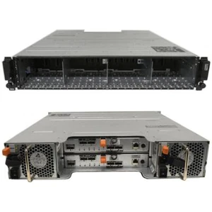Dell PowerVault MD3220 2U 2x E02M001 SAS 6G 2x 600W PSU 24x Bay 2.5 - Picture 1 of 4