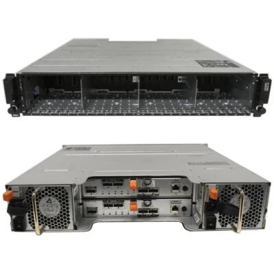Dell PowerVault MD3220 2U 2x E02M001 SAS 6G 2x 600W PSU 24x Bay 2.5 - Bild 1 von 4
