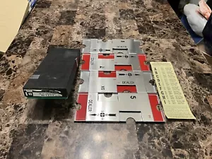 Vintage J-R Official Aluminum Duplicate BRIDGE BOARDS Set of 4 Set B #5-6-7-8 - Picture 1 of 5