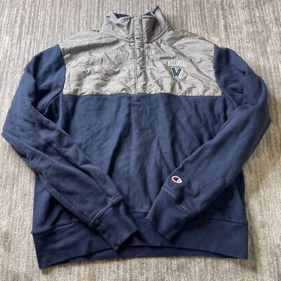 Villanova 野猫毛衣男式大号冠军反向编织运动衫混合 — 第 1/4 张图片