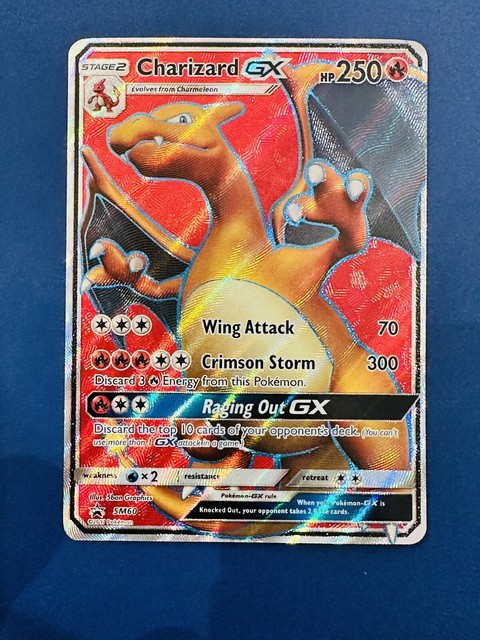 Shadow Charizard Gx Custom Pokemon Card Hand Made Proxy Premium Quality