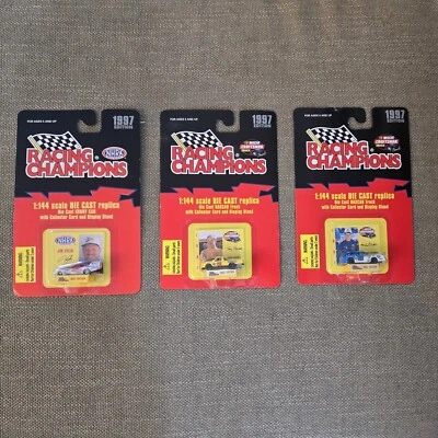 Racing Champions 1997 escala 1:144 DIE CAST réplica con coche y soporte lote de 3 Foto 1 de 4