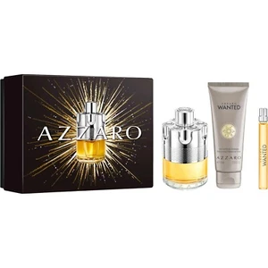 AZZARO WANTED 3 PC MEN GIFT SET - 3.4OZ EDT + 2.5OZ H&B SHAMPOO + 0.33OZ EDT - Picture 1 of 2